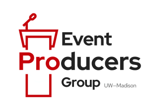 EPG Logo with text "Event Producers Group, UW-Madison"